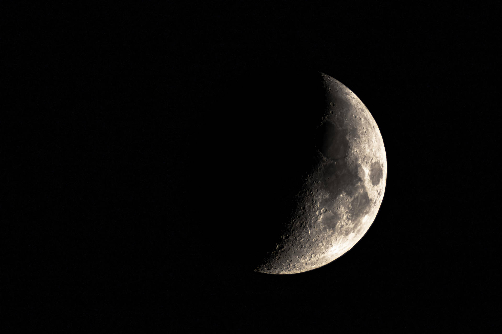 Crater Of Aesthetic Moon Crescent