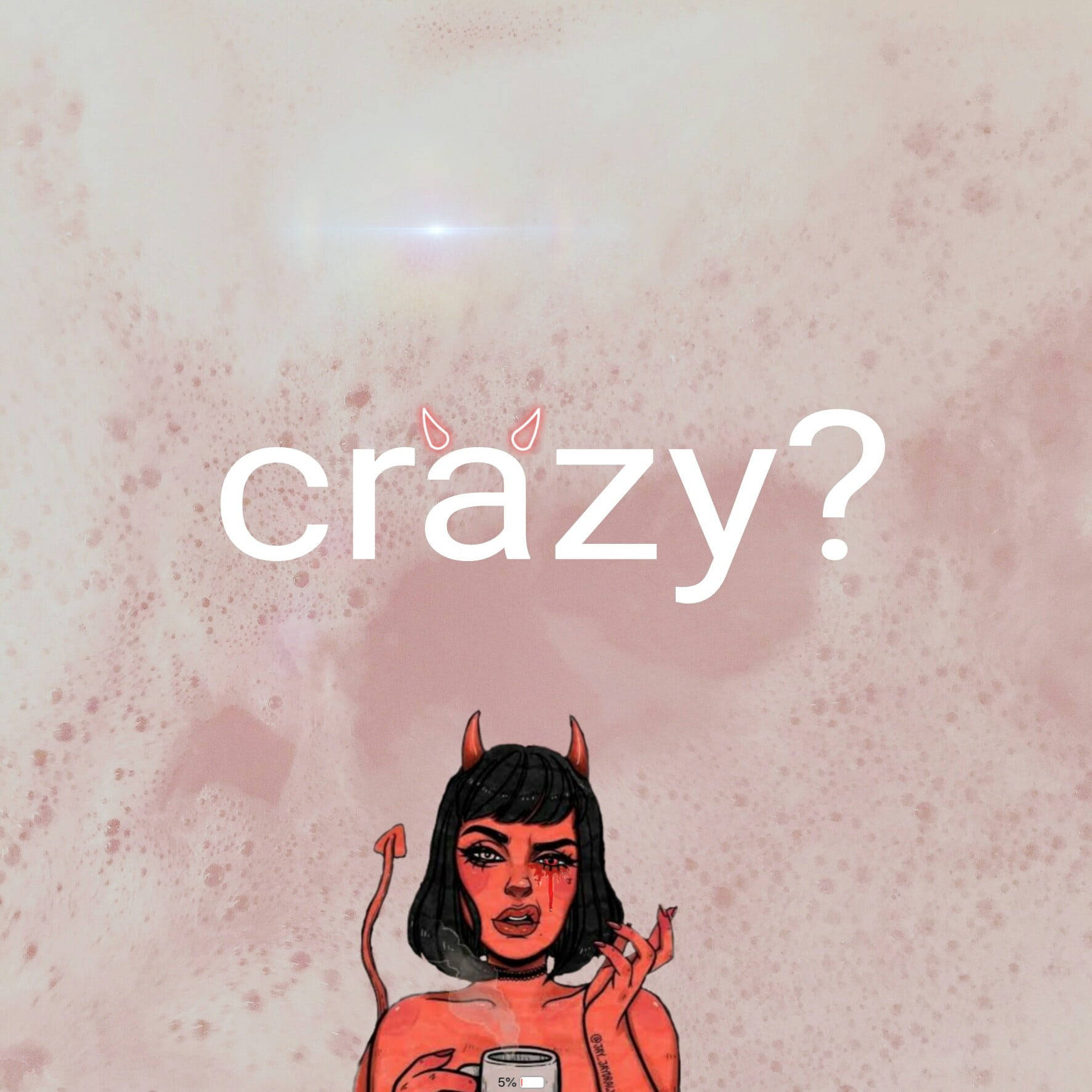 Crazy Devil Girl Picsart Background