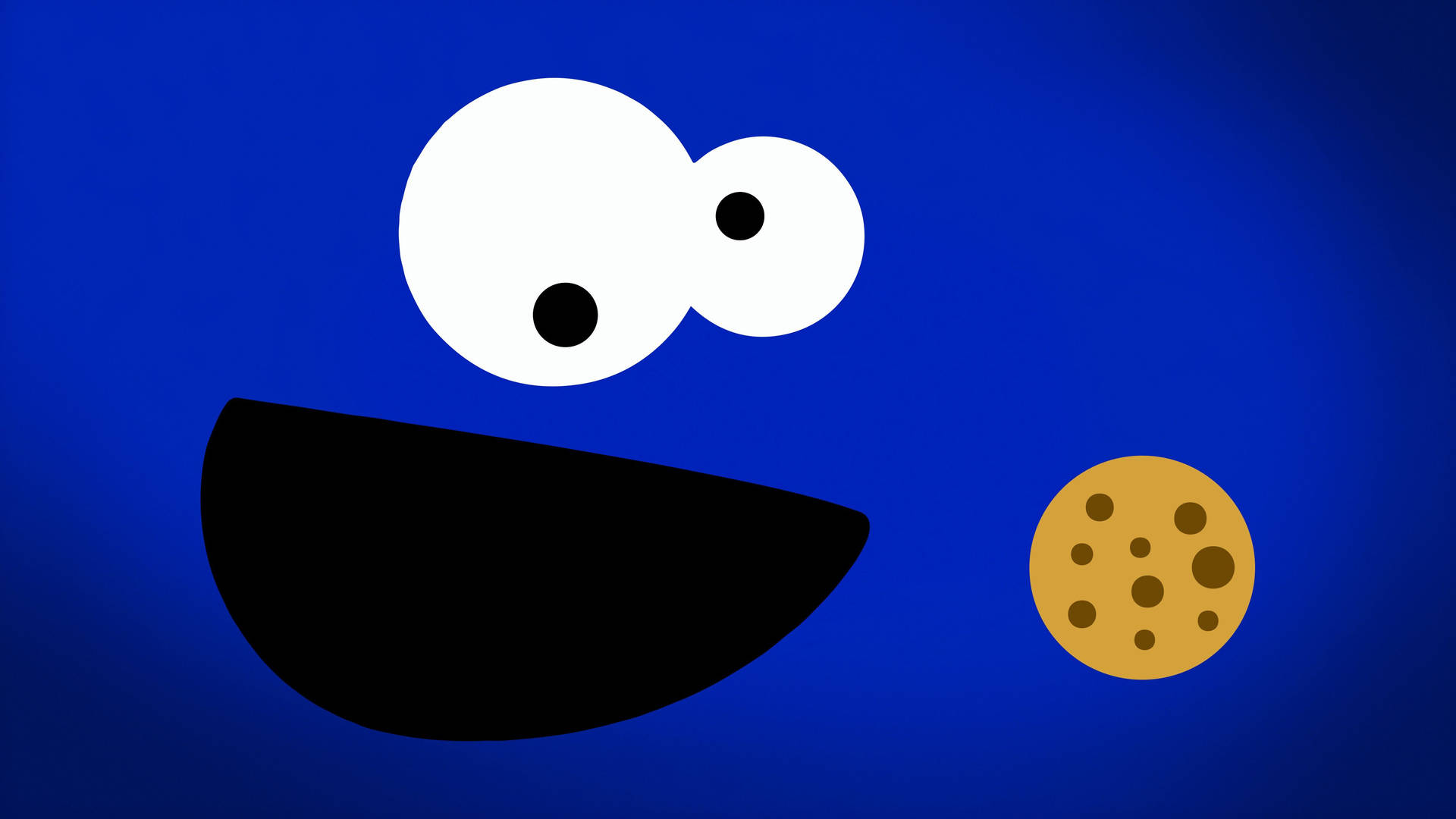 Crazy Eyes Cookie Monster Background