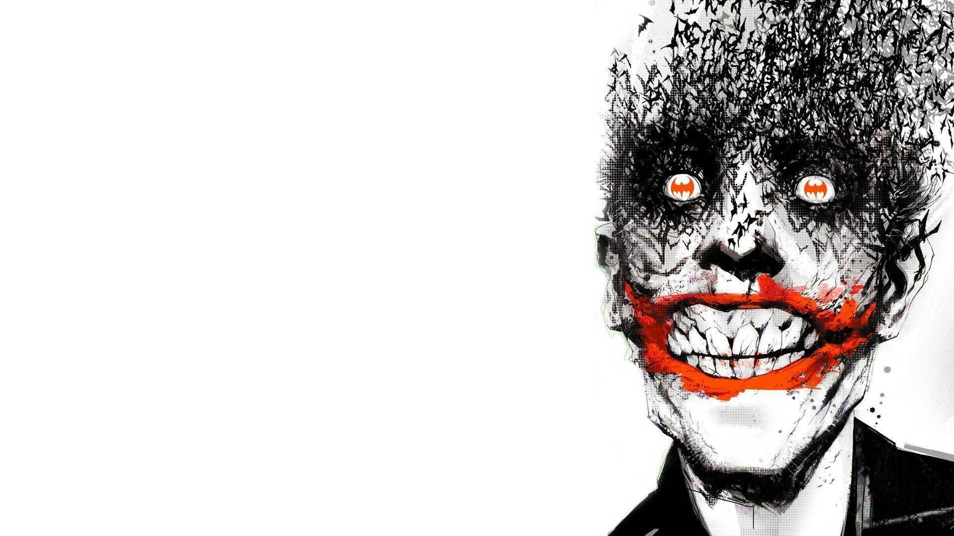 Crazy Joker Fading Artwork Background