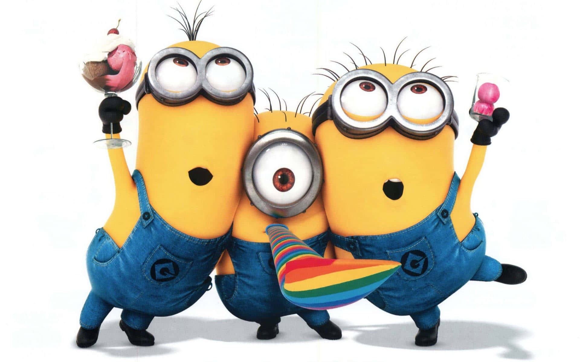 Crazy Minion Cartoon Background