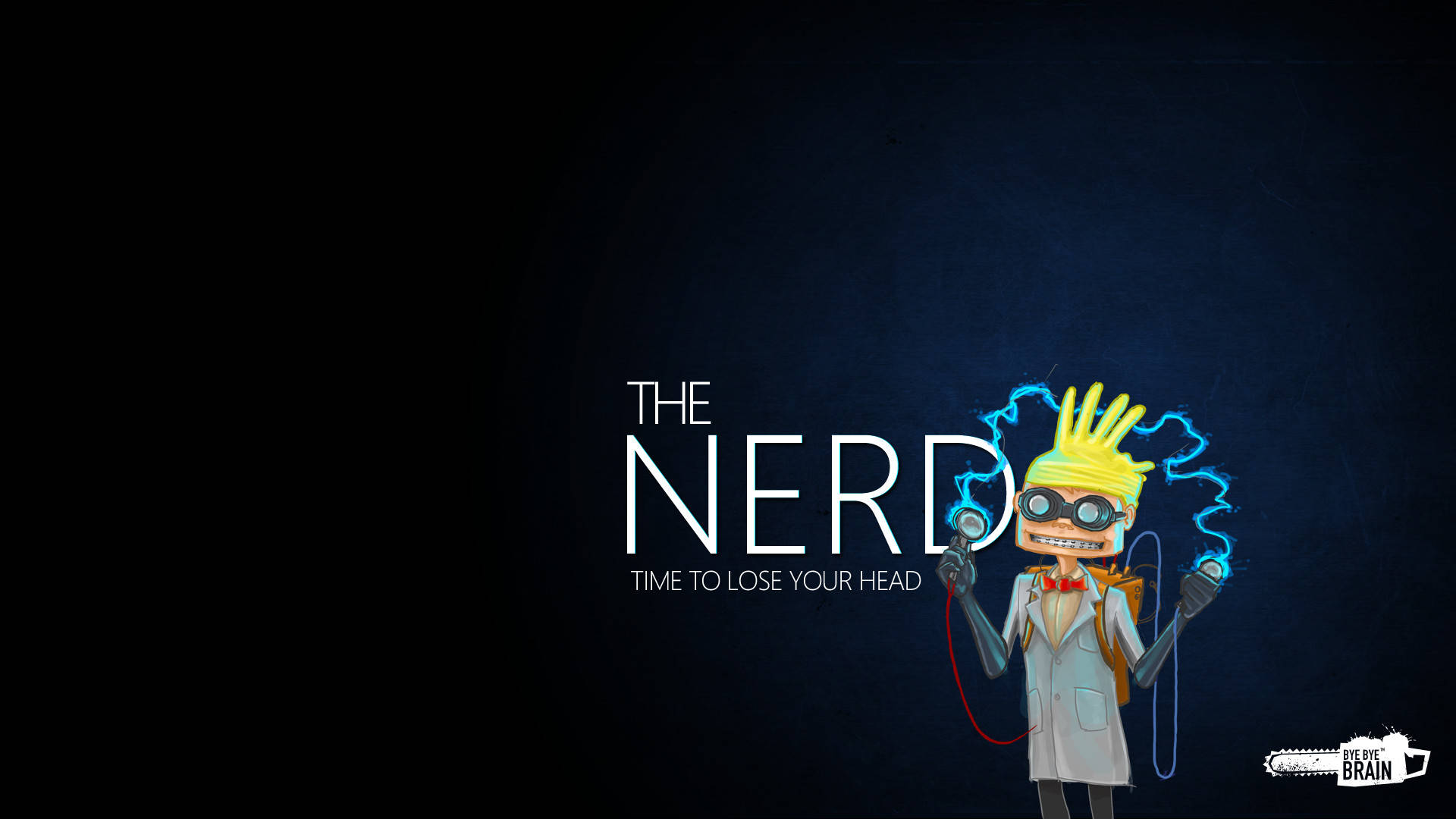 Crazy Nerd Scientist Background