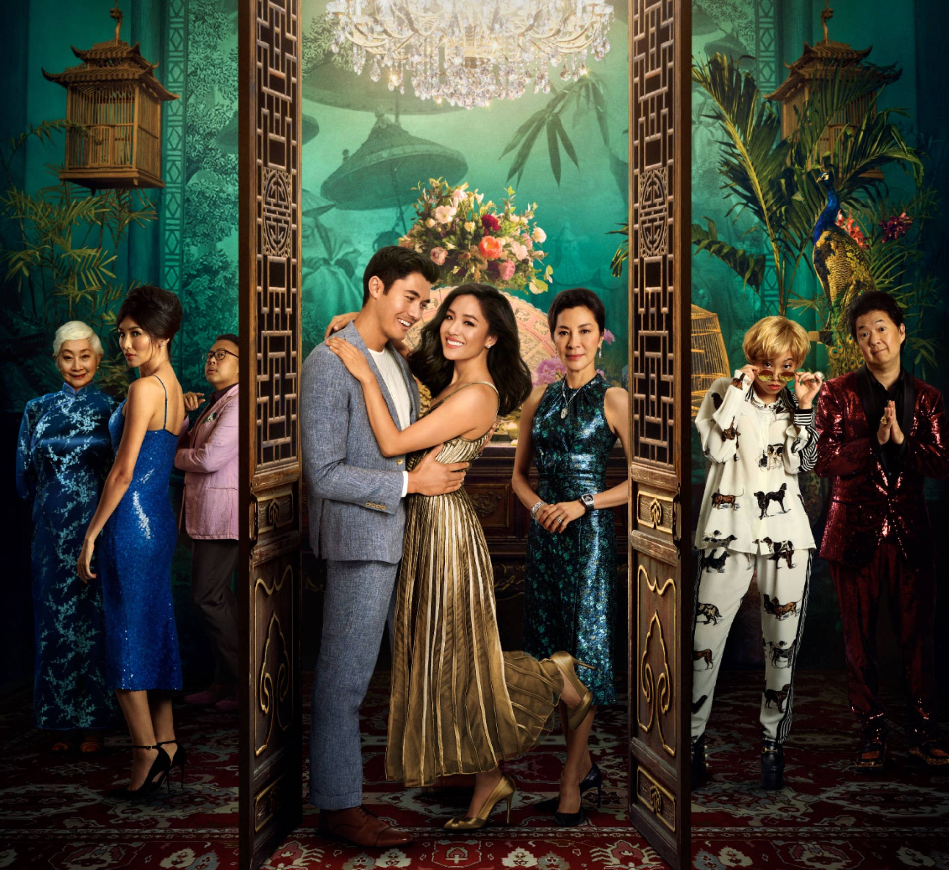 Crazy Rich Asians Glamorous Characters Background