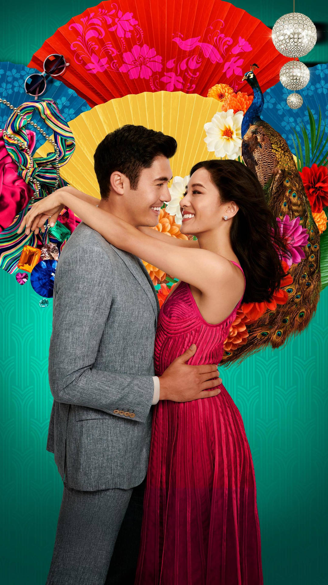 Crazy Rich Asians Leading Stars Background