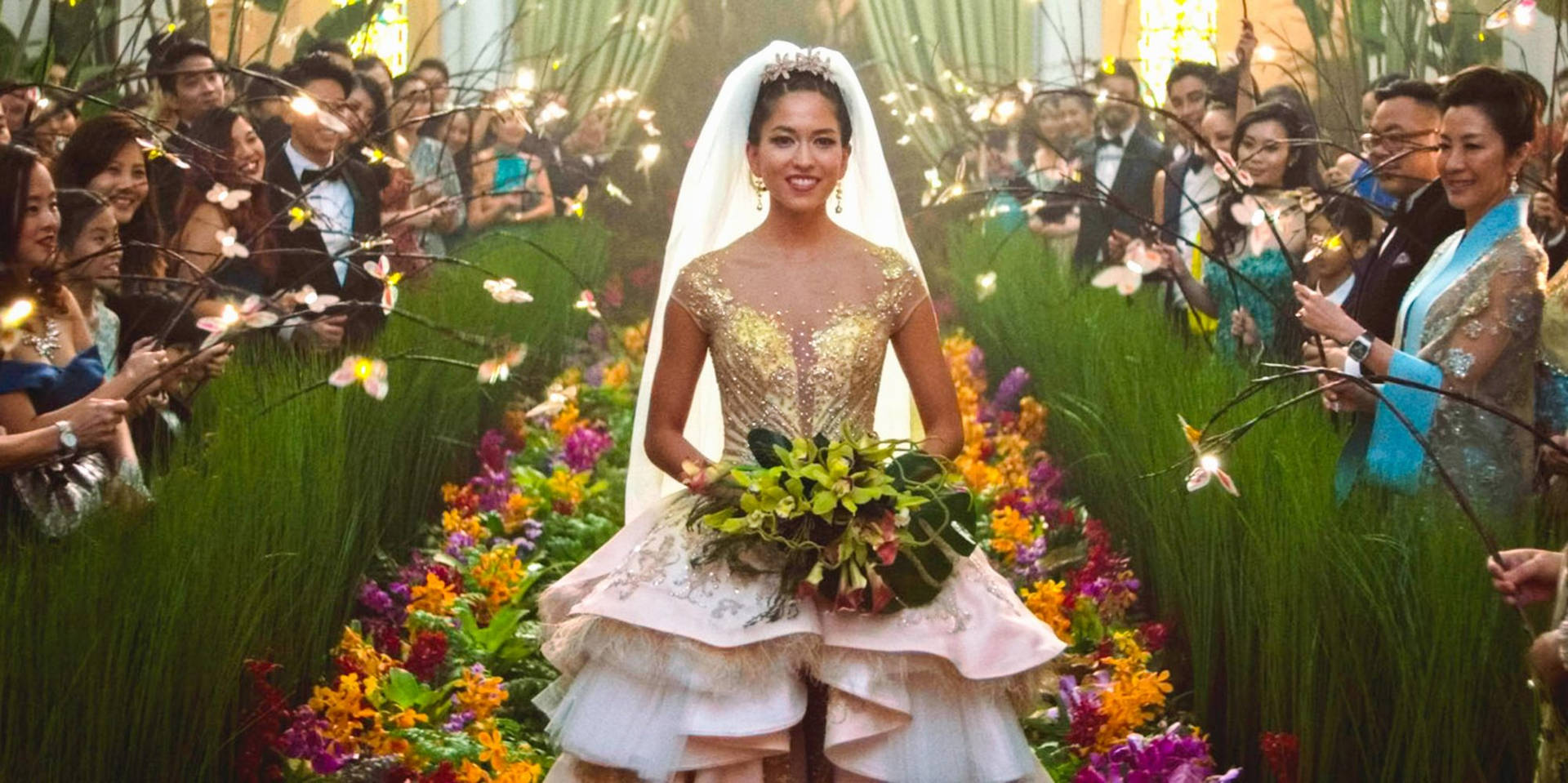 Crazy Rich Asians Wedding Scene Background