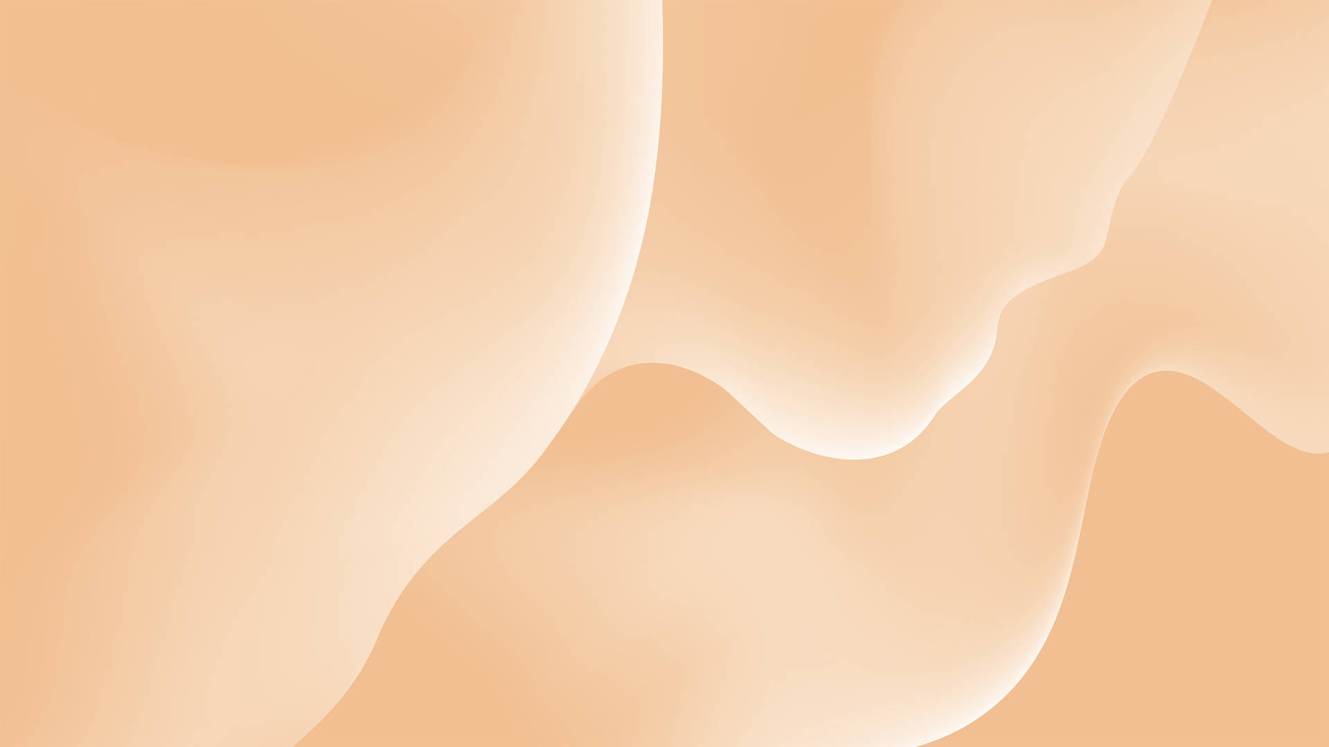 Cream Aesthetic Abstract Desktop Background