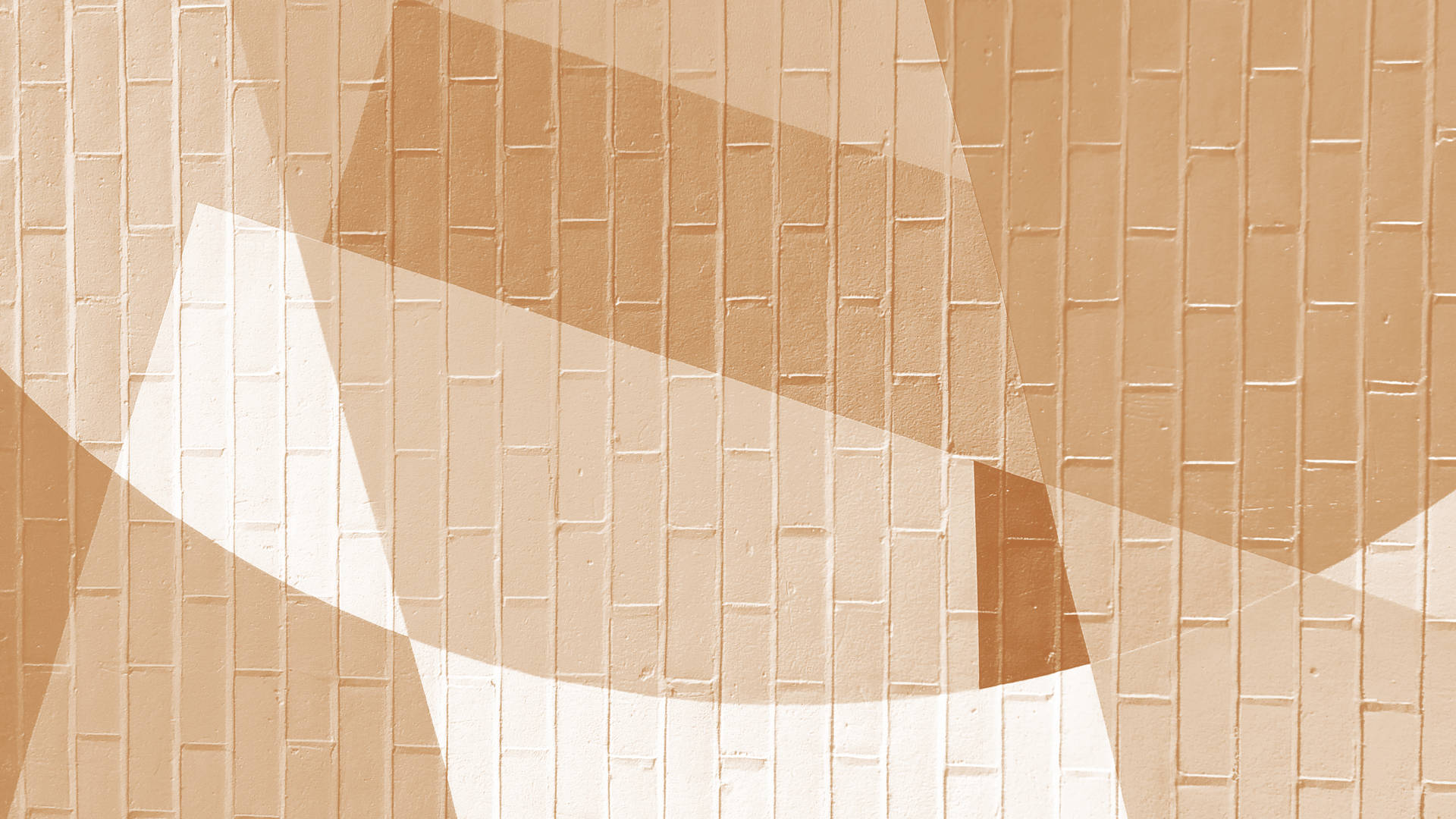 Cream Aesthetic Brick Wall Background