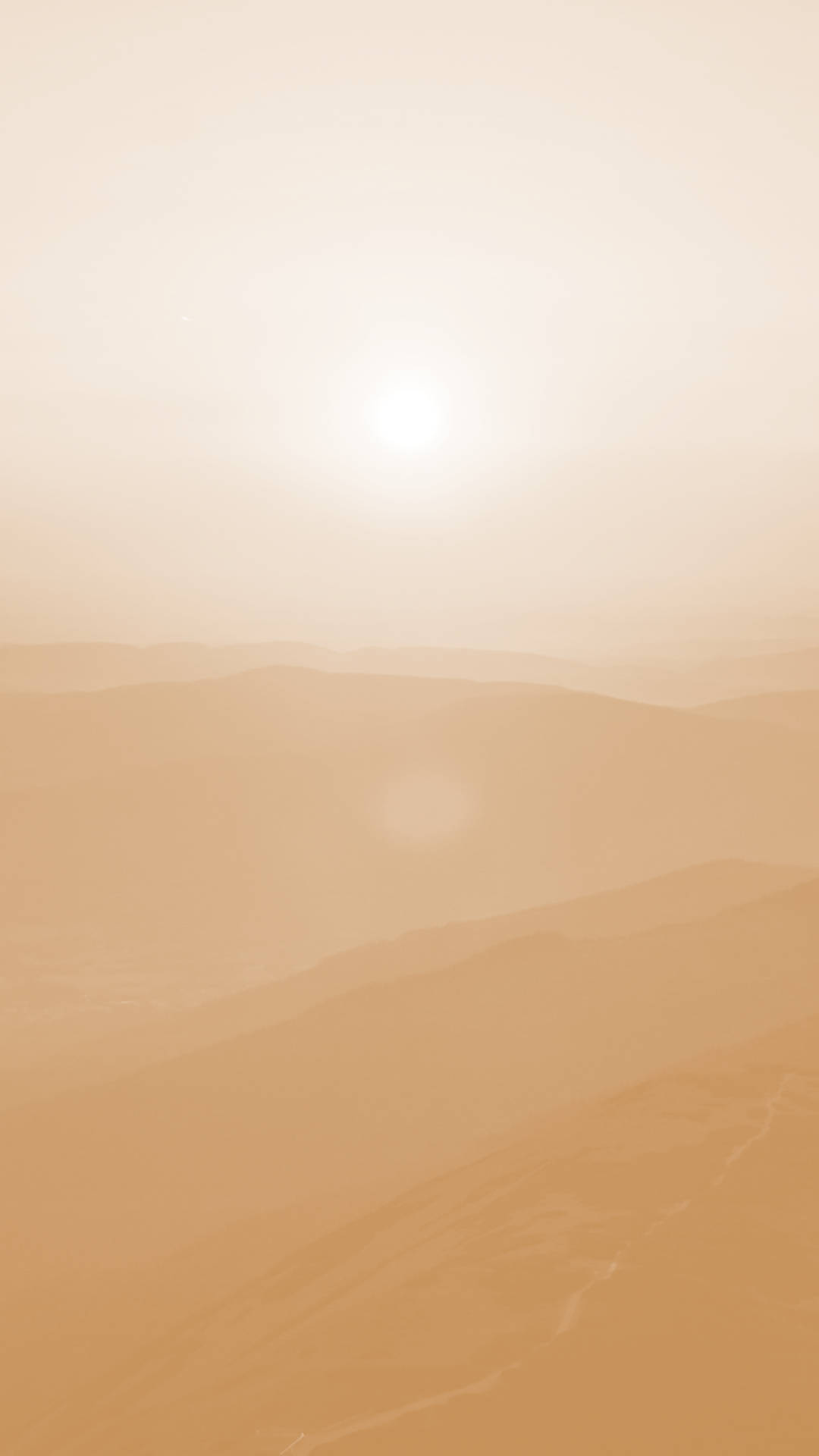 Cream Aesthetic Daytime Horizon Background