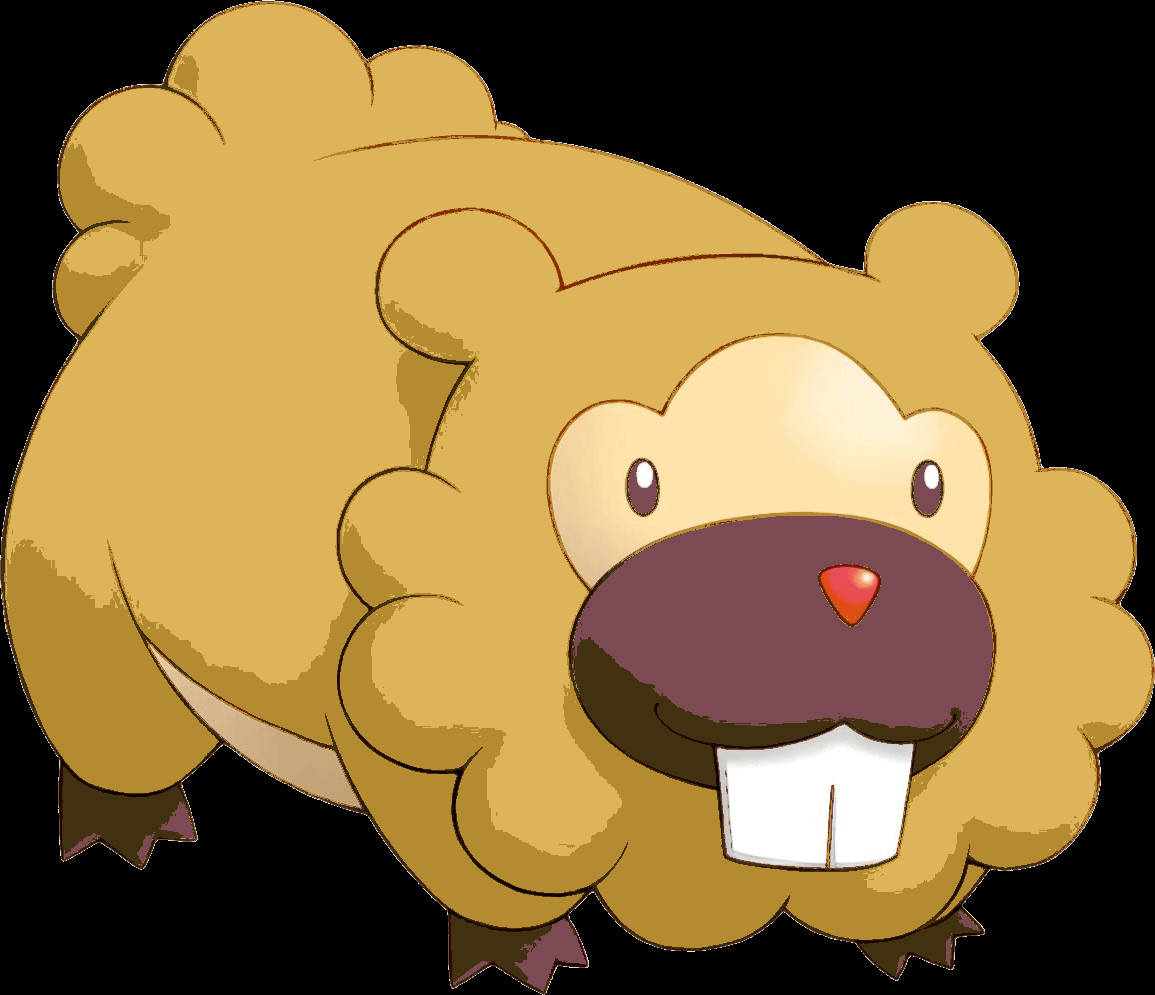 Cream-brown Bidoof Background