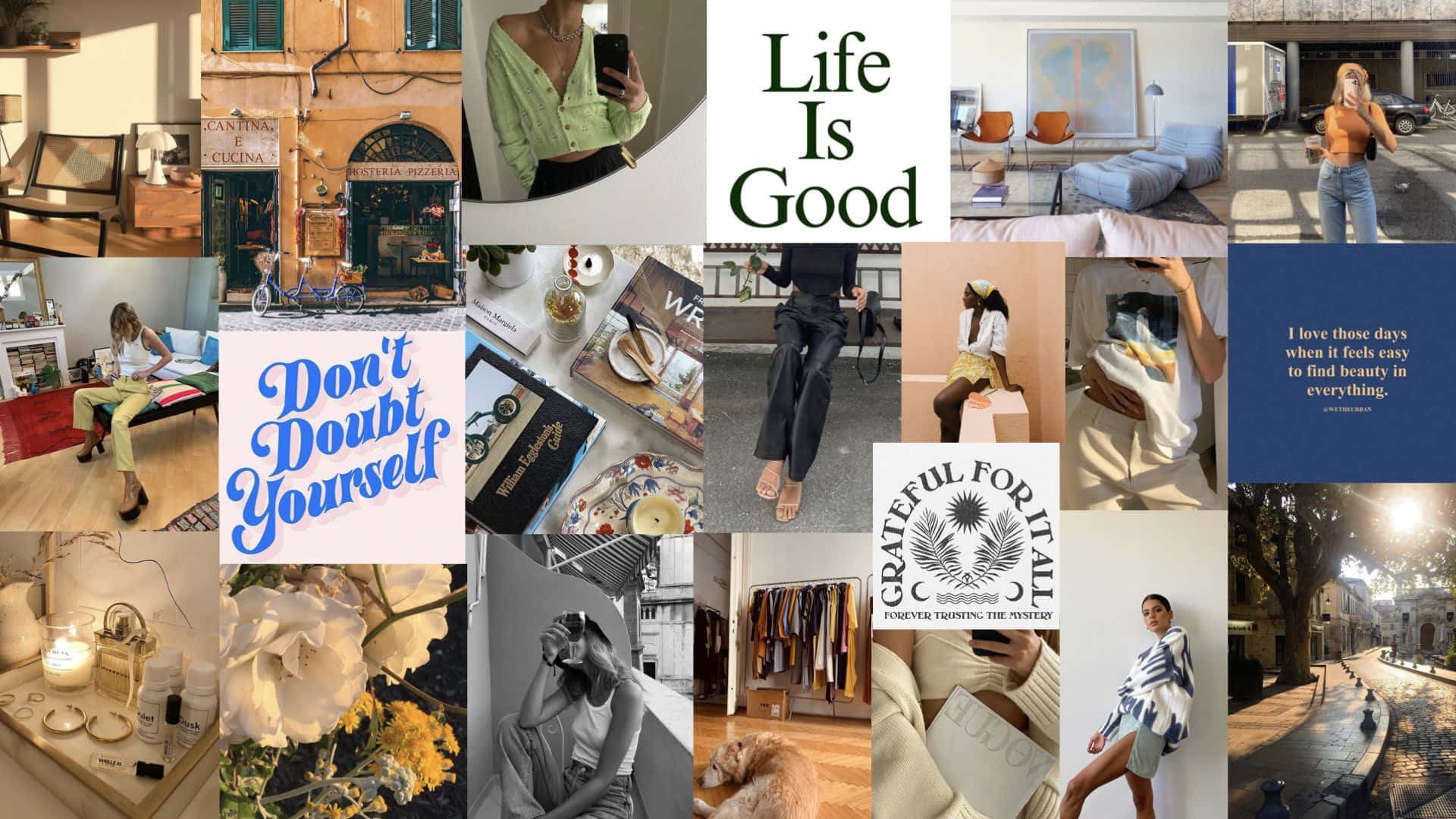 Create A Mood Of Relaxation With An Aesthetic Moodboard Background
