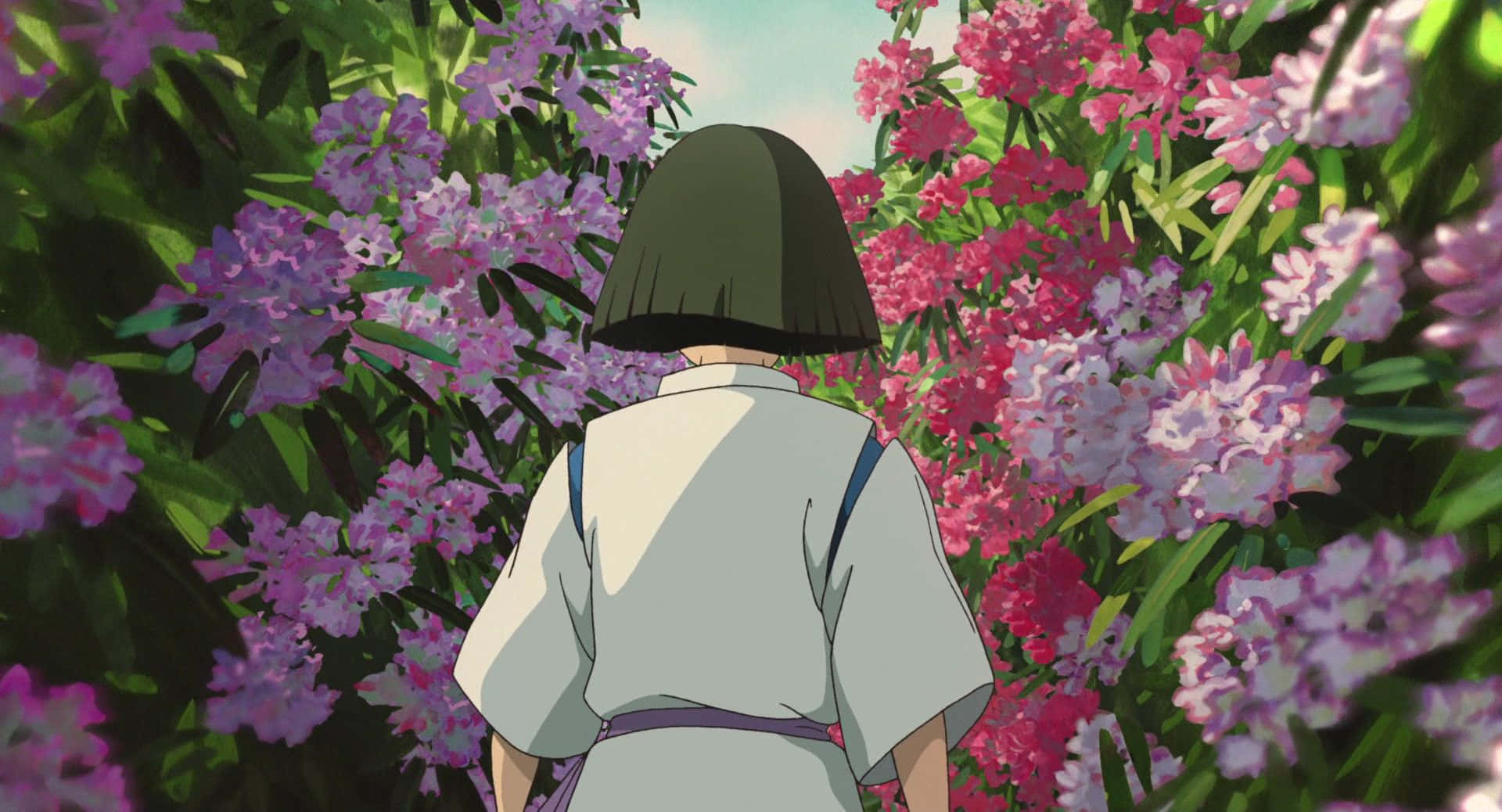 Create A Unique Desktop Background With A Studio Ghibli Aesthetic. Background