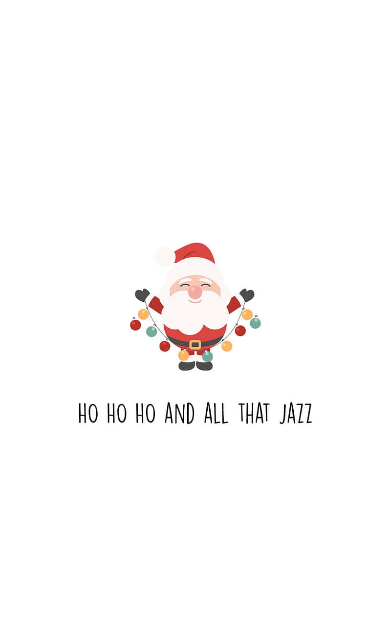 Create Holiday Cheer With A Funny Christmas Iphone Background