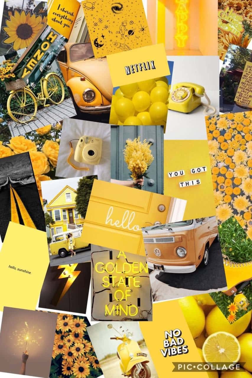 Create The Perfect Yellow Aesthetic For Your Phone Background