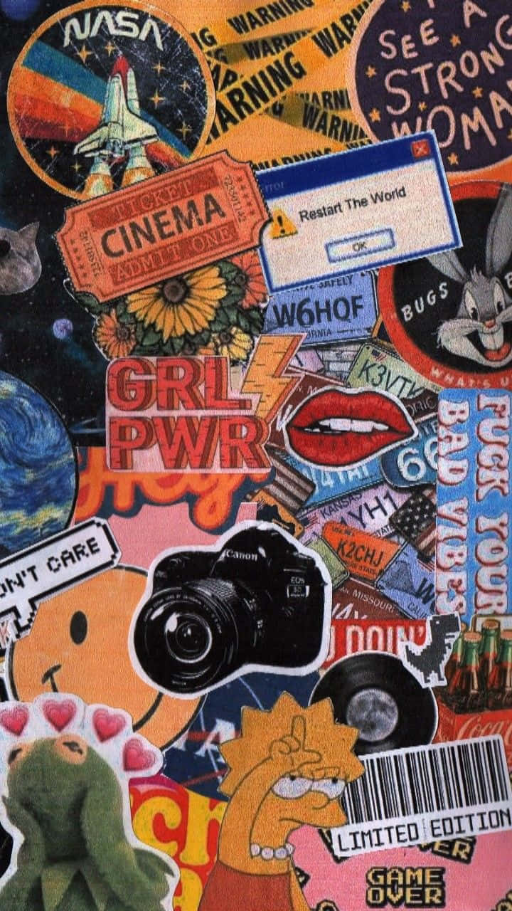 Create Your Own Customized Vintage Collage Background
