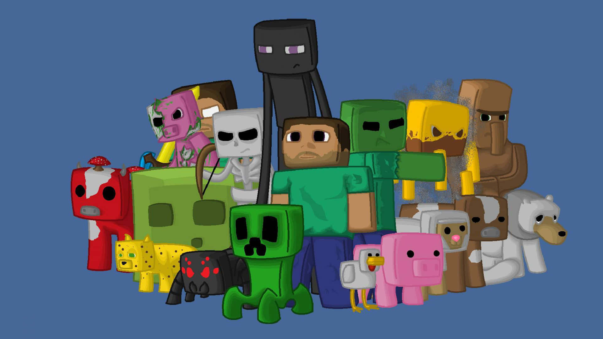 Create Your Own Digital World With Cute Minecraft Background