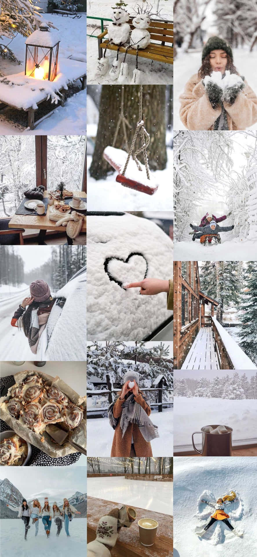 Create Your Own Winter Wonderland With A Beautiful Collage.