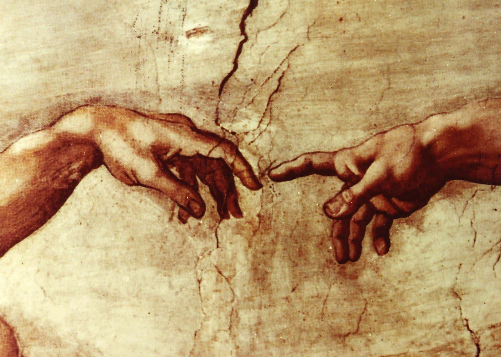 Creation Of Adam 4k Finger Detail Background