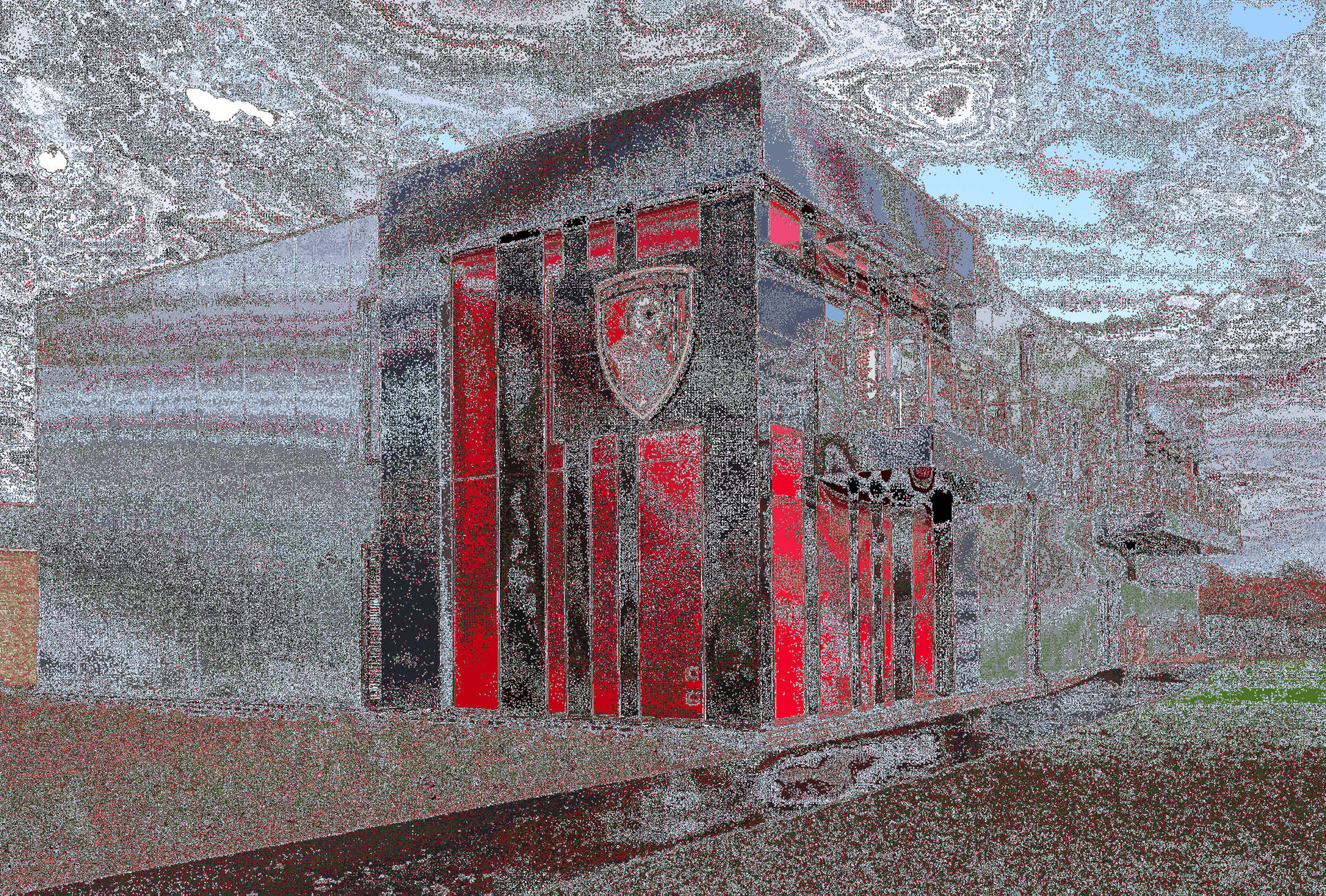 Creative Afc Bournemouth Building Illustration Background