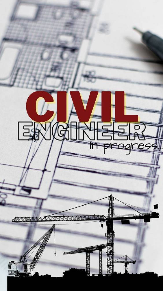 Creative Civil Engineering Student Phone Background