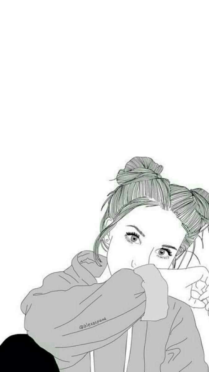 “creative Expression Of The Girl's Imagination” Background