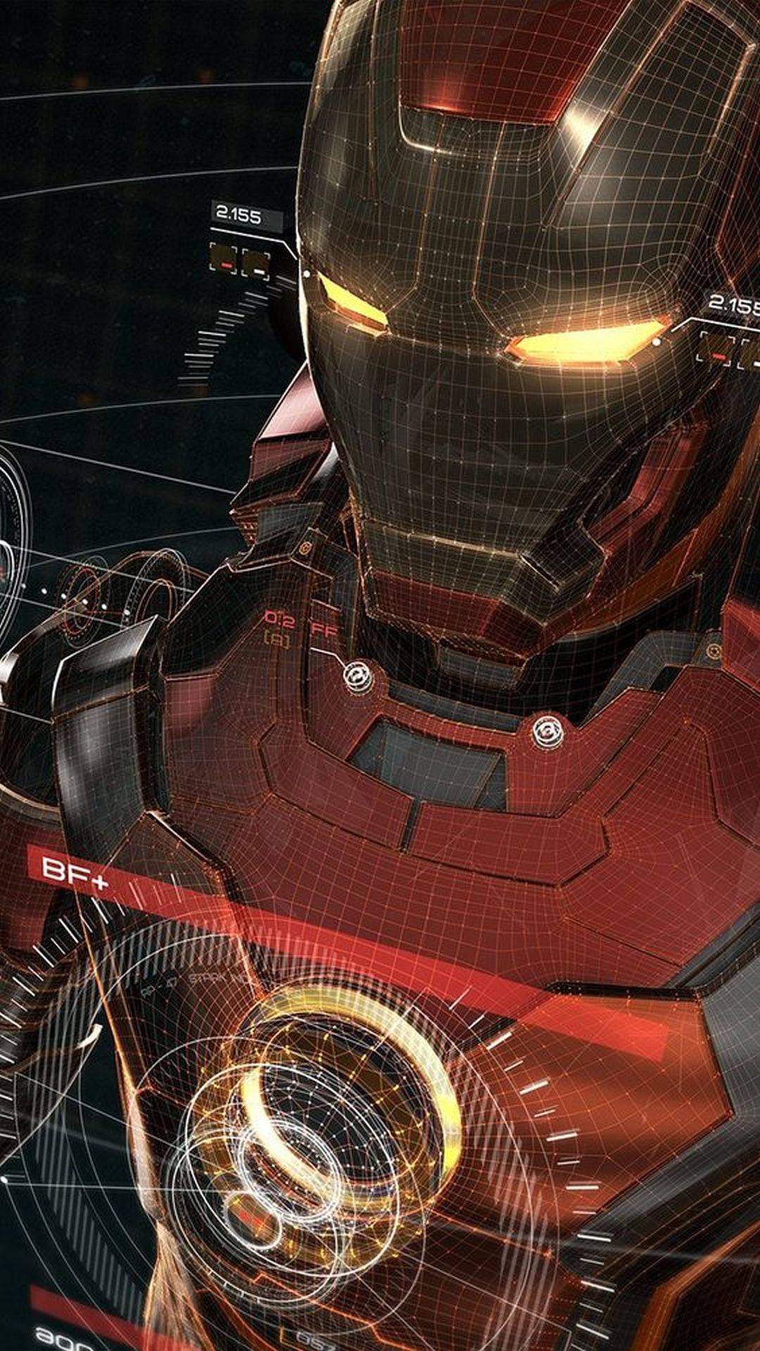 Creative Iron Man Android Background