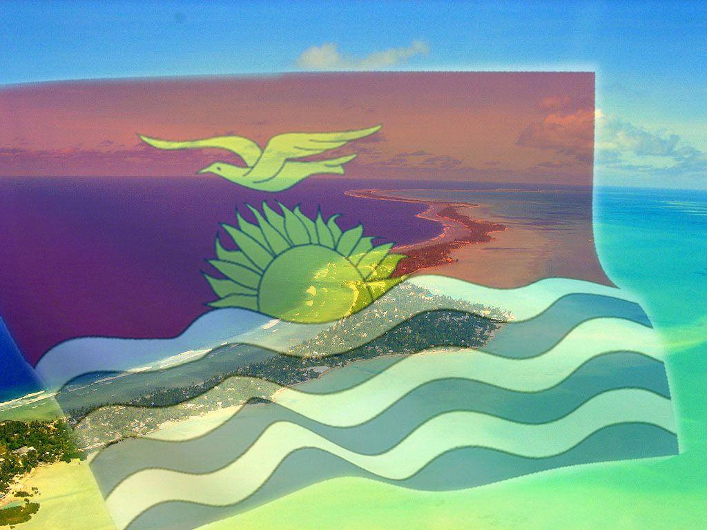 Creative Kiribati Flag Background