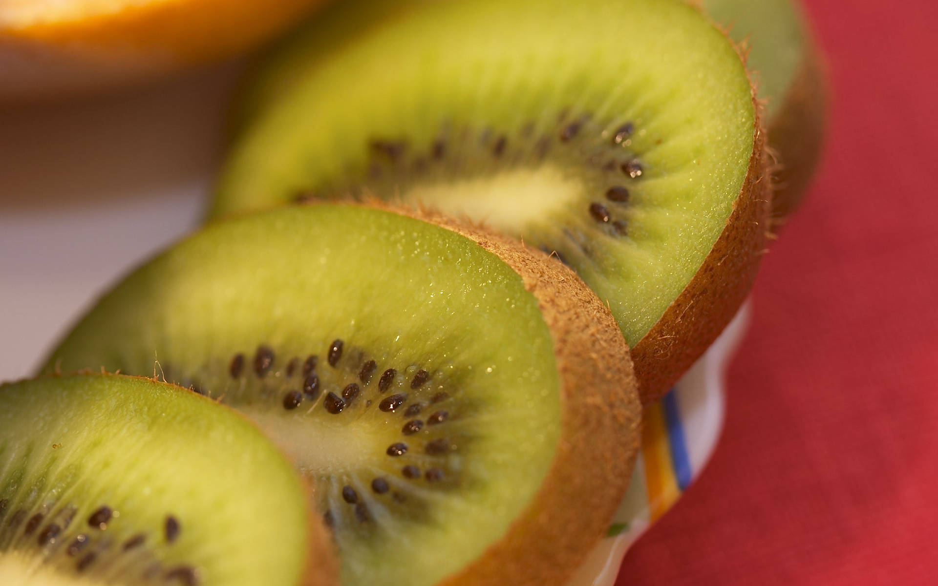 Creative Kiwi Fruit Photography Background