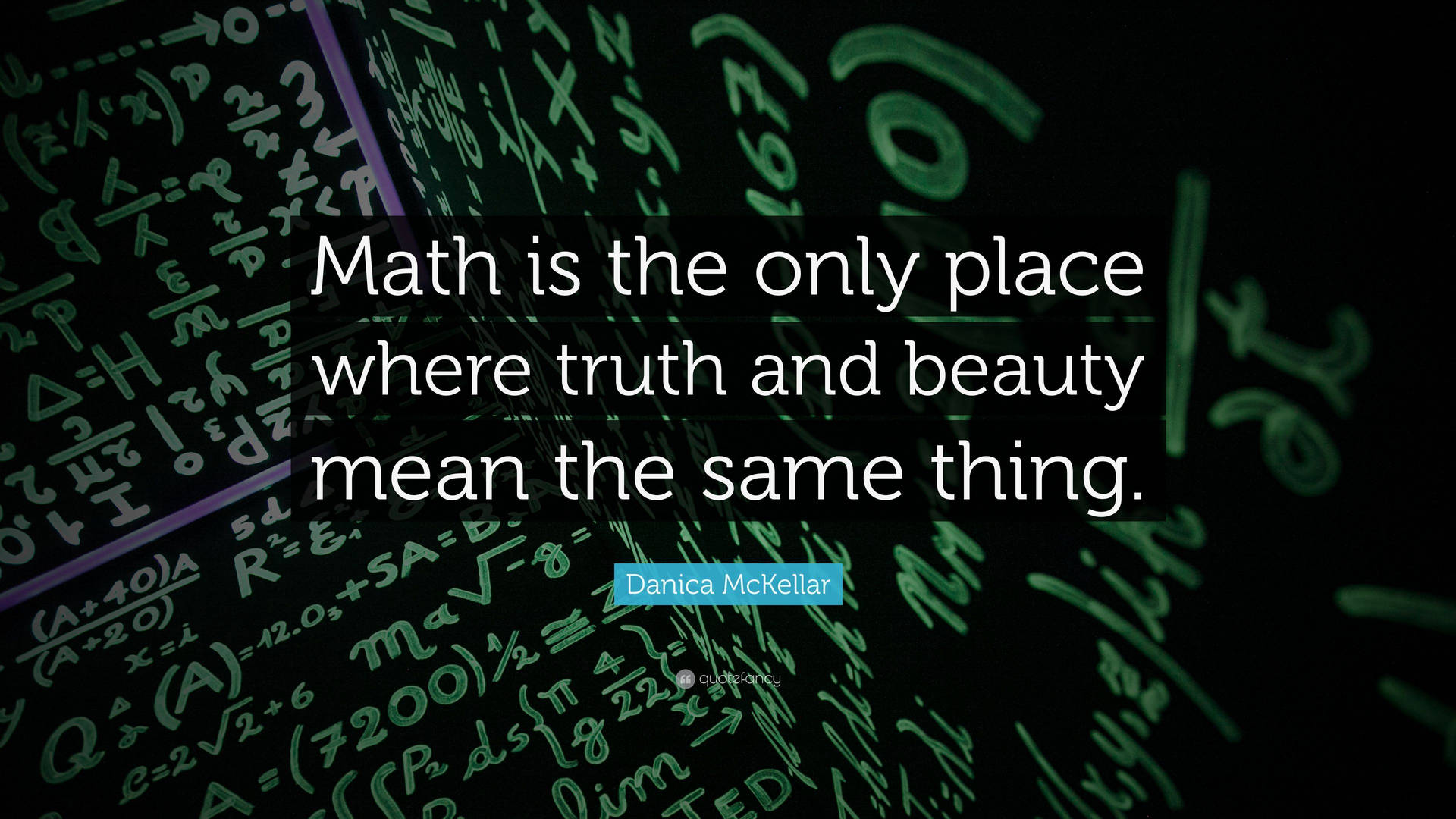 Creative Math Quotes Background