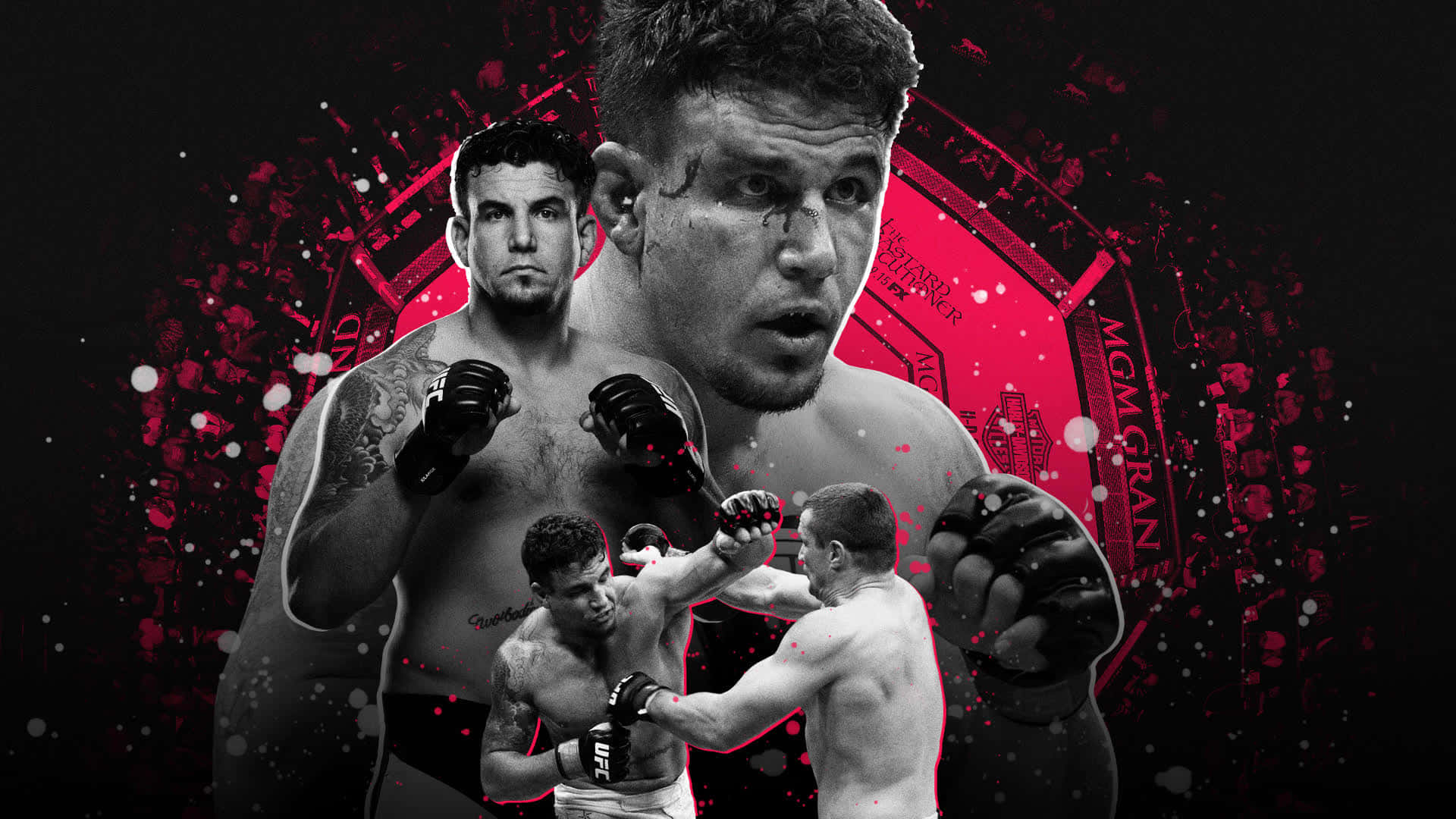 Creative Photo Edit Of Frank Mir Background