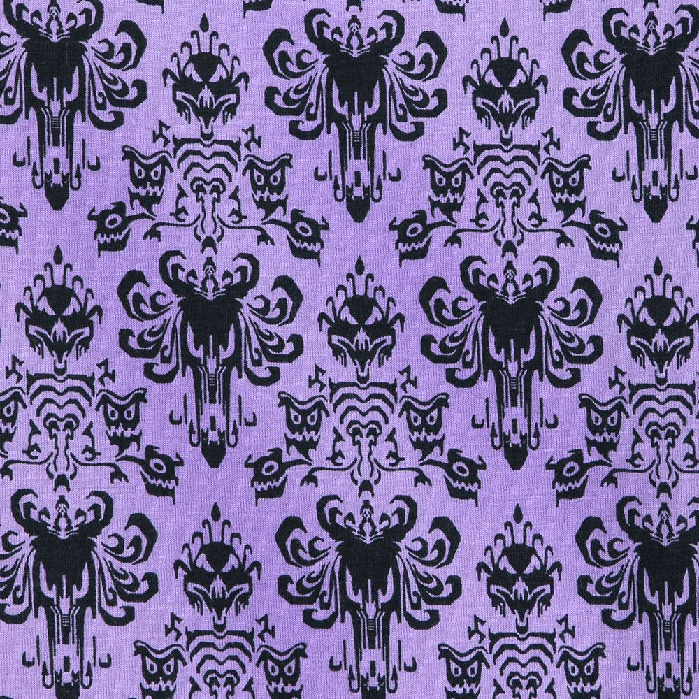 Creative Purple Symbol Haunted Mansion Background