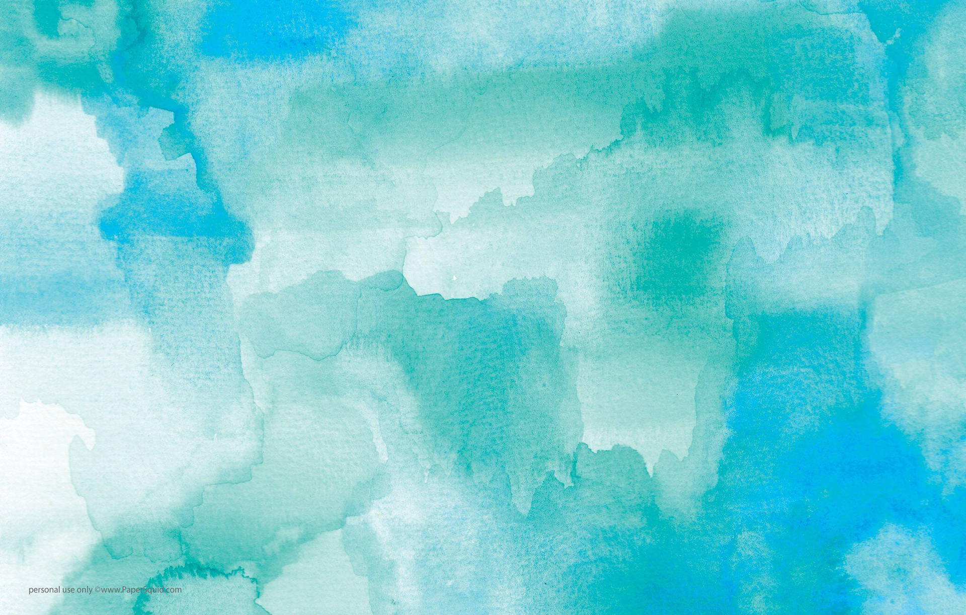 Creative Watercolor Aesthetic Teal Art Background
