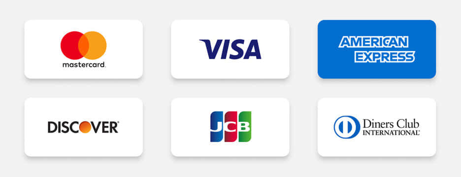 Credit Card Brands Logos Background