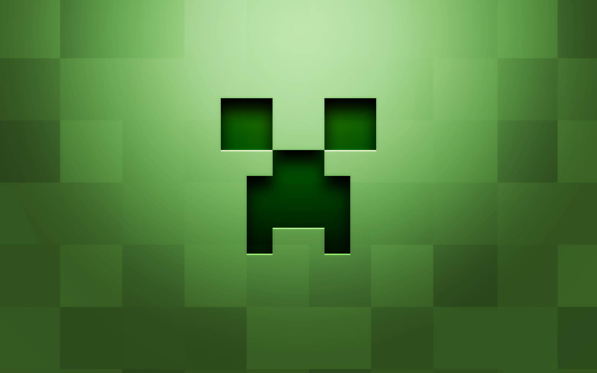 Creeper Face Cool Minecraft Background