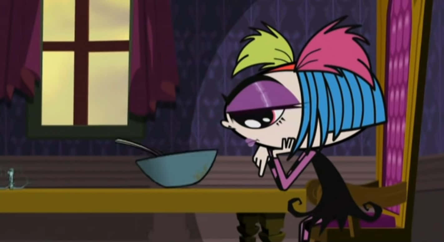 Creepie's Unusual Soup - A Scene From Growing Up Creepie Background