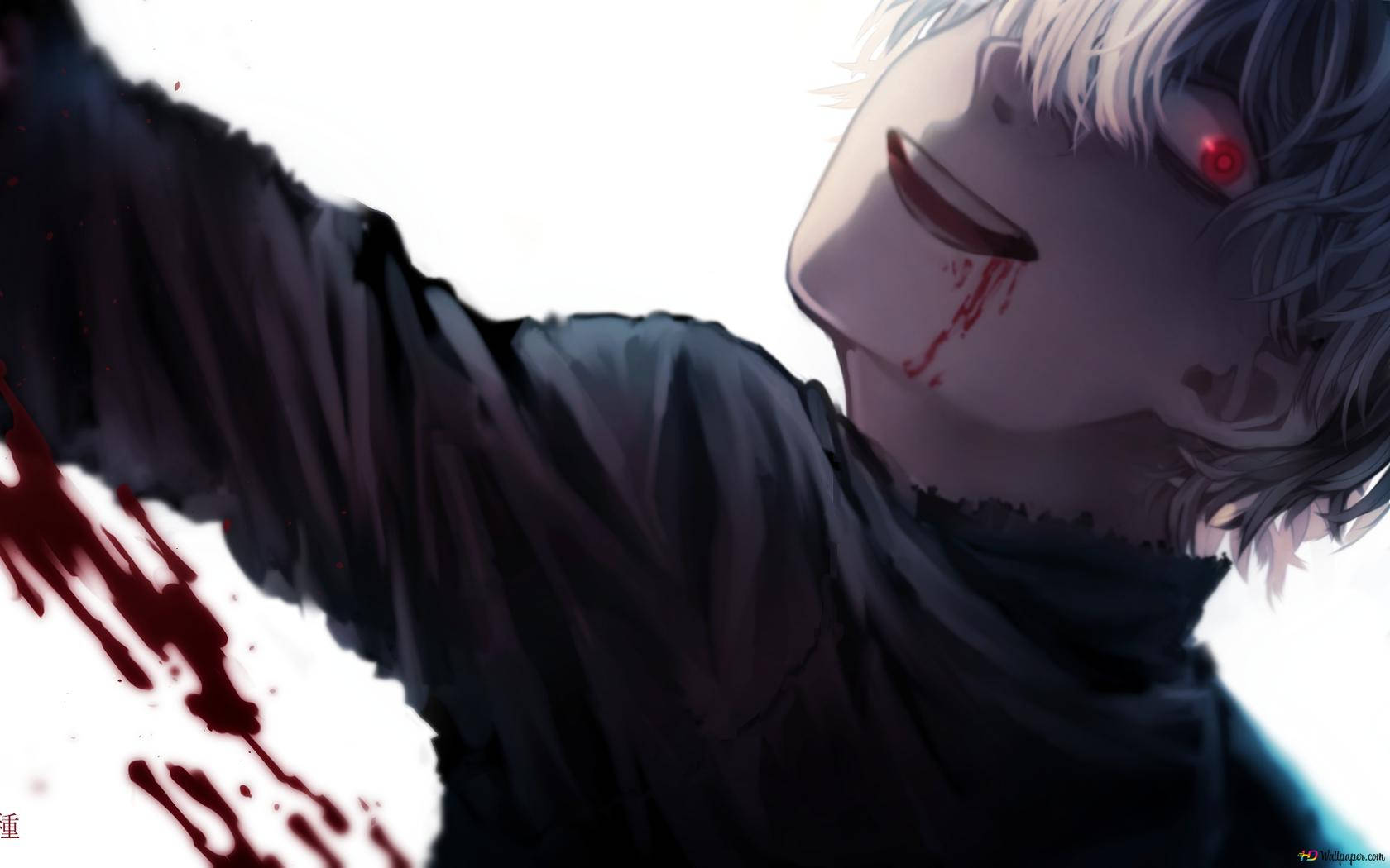 Creepy Anime Tokyo Ghoul Kaneki Ken Background