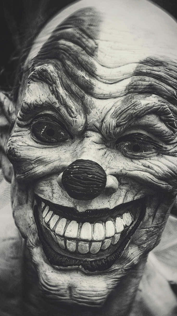 Creepy Clown Portrait Background