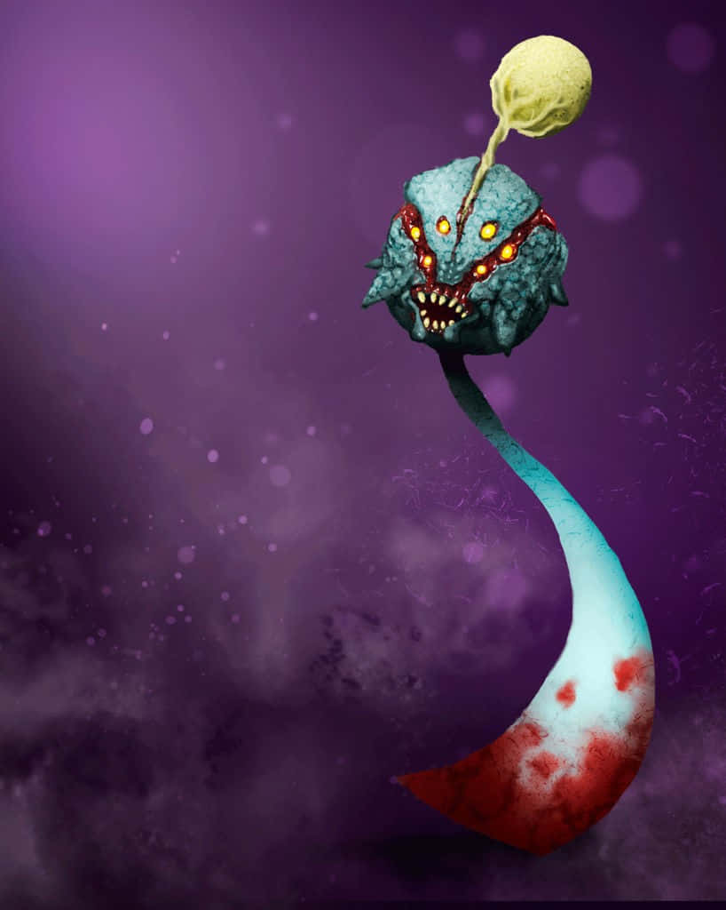 Creepy Face Of Chimecho Background