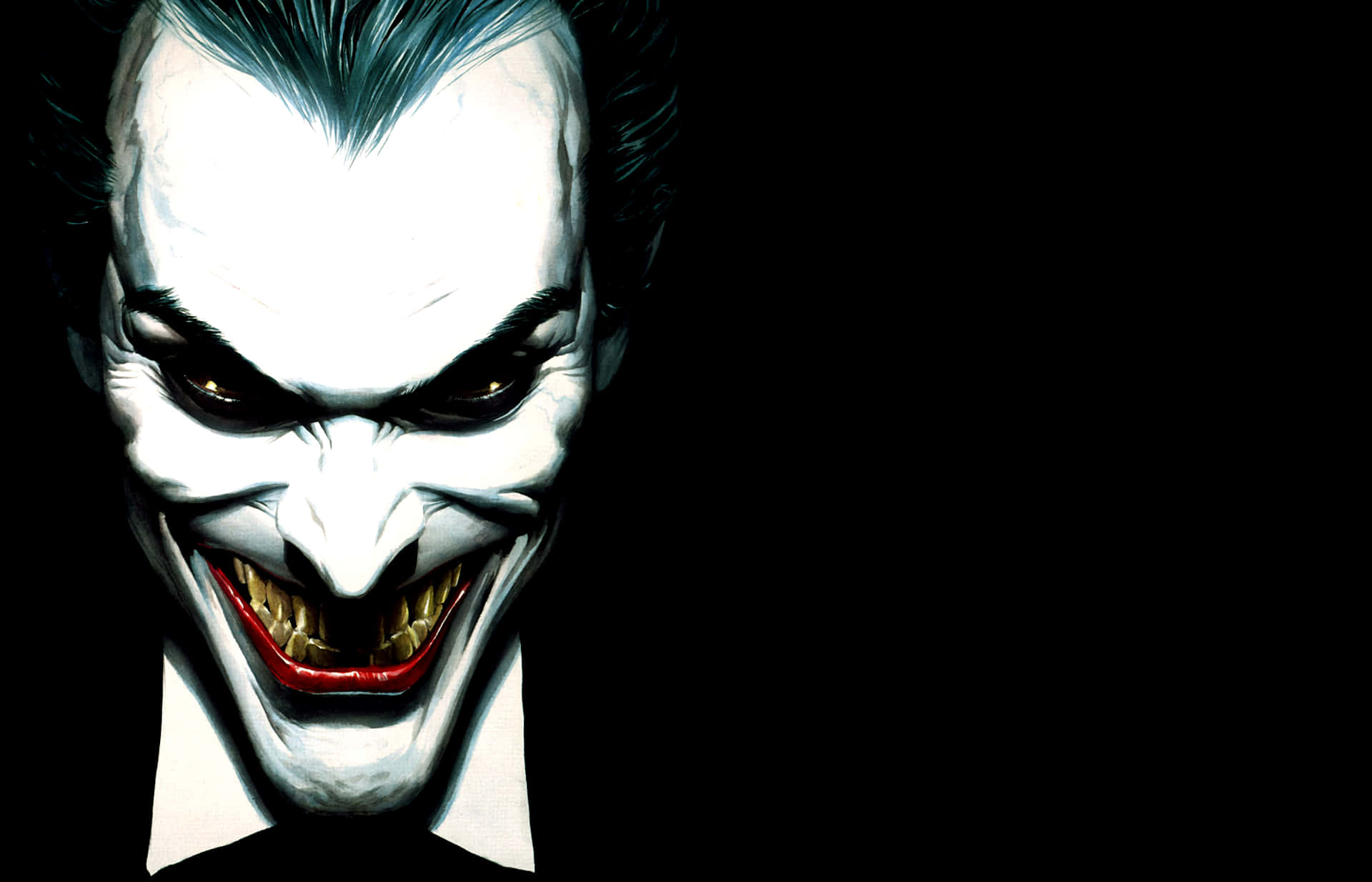 Creepy Grinning Joker Pfp Background