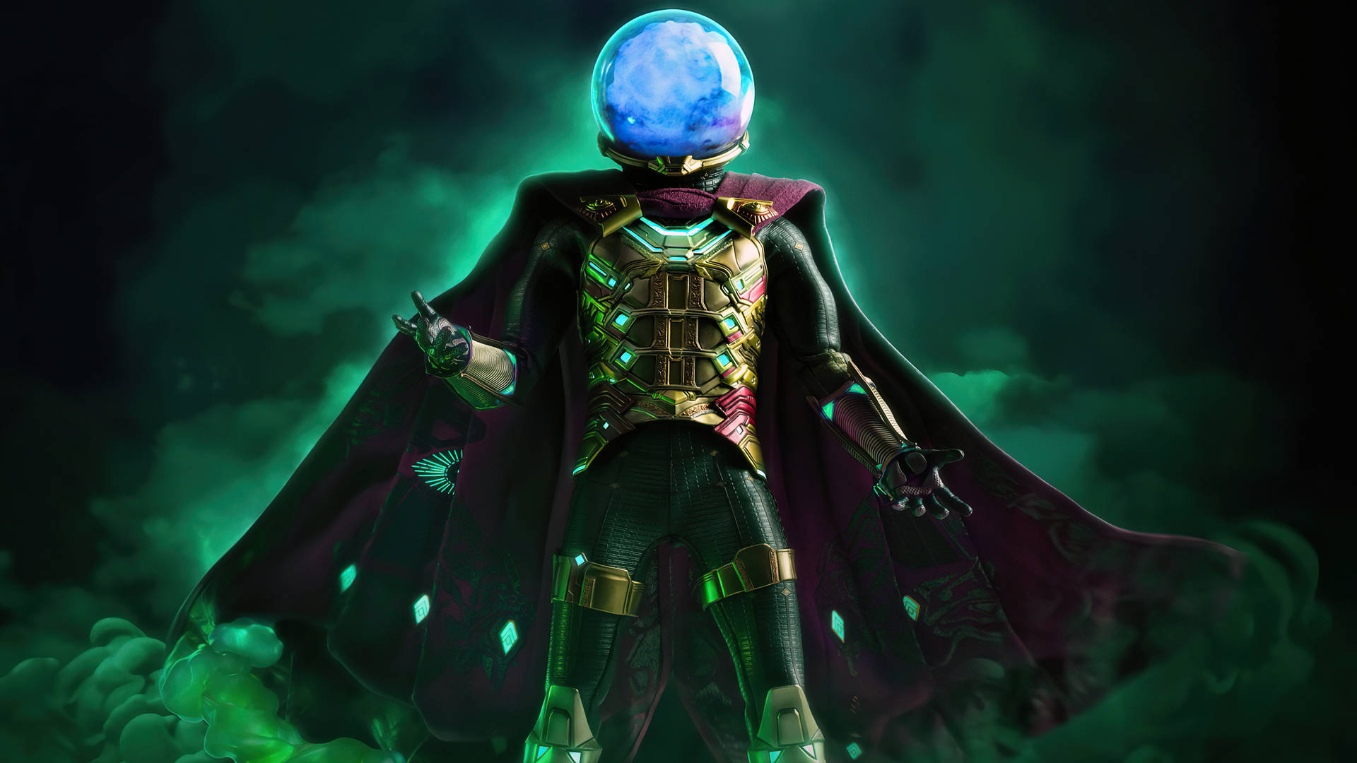 Creepy Villain Mysterio Background