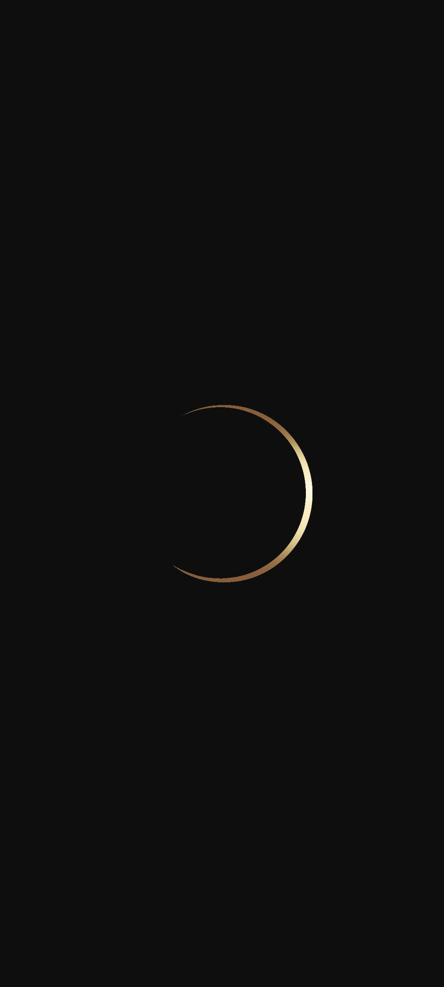 Crescent Moon Black And Gold Iphone Background