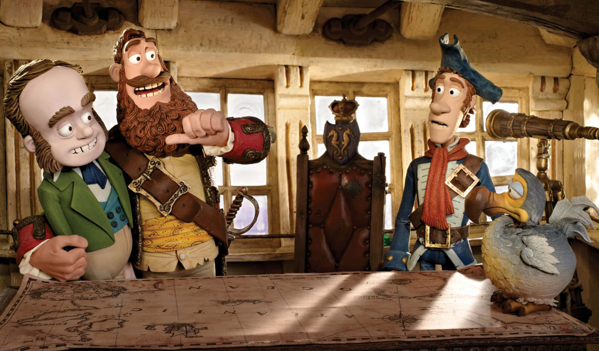 Crew Planning In The Pirates Band Of Misfits Background