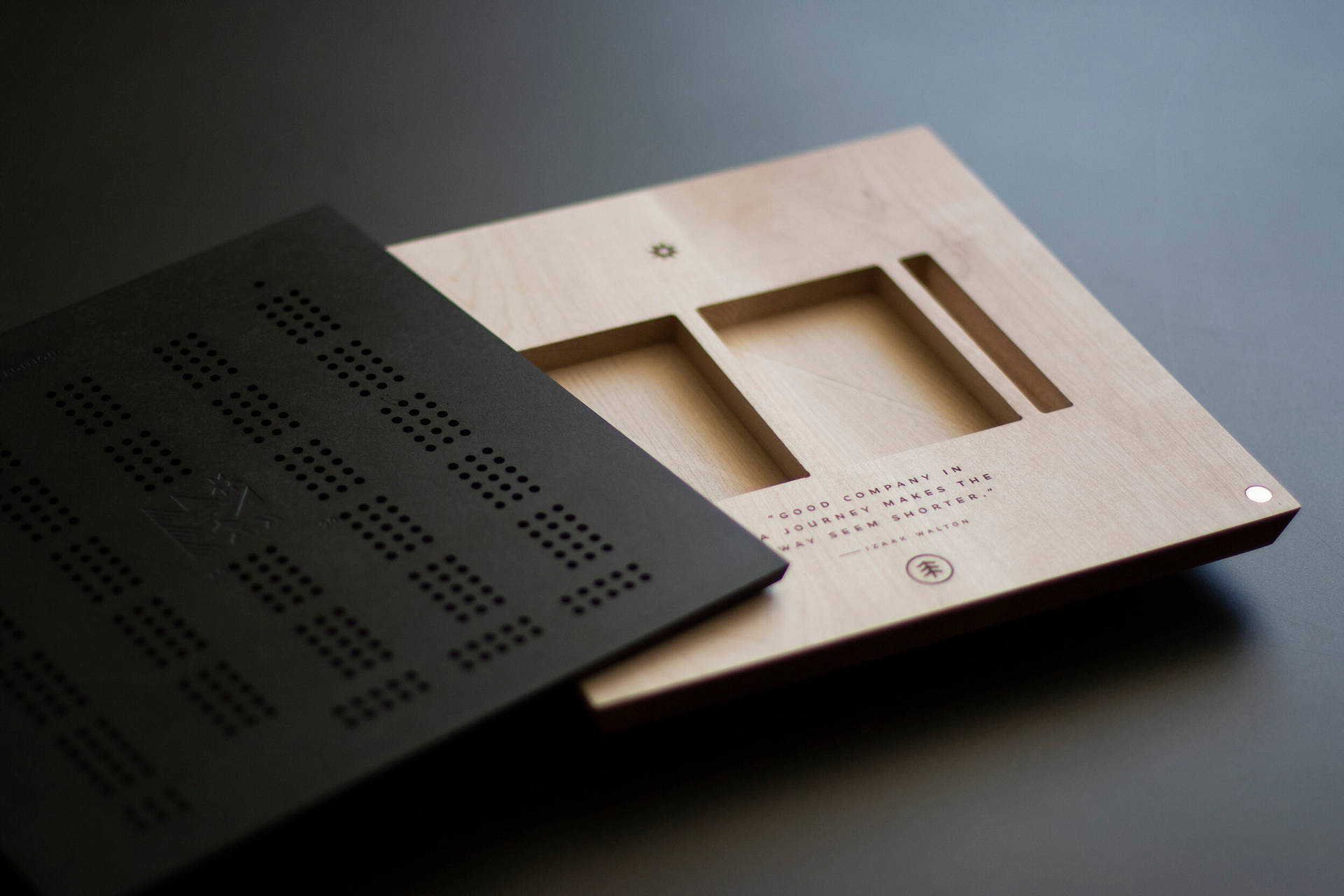 Cribbage Board Black Background