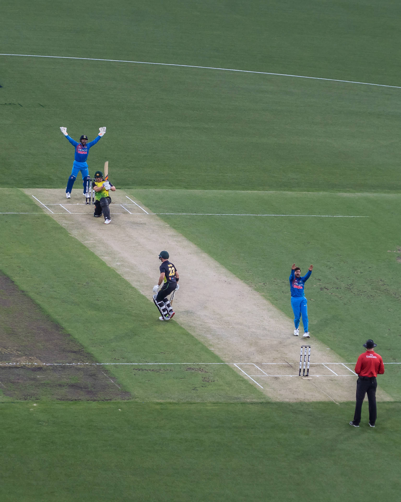 Cricket Game In Intense Mood