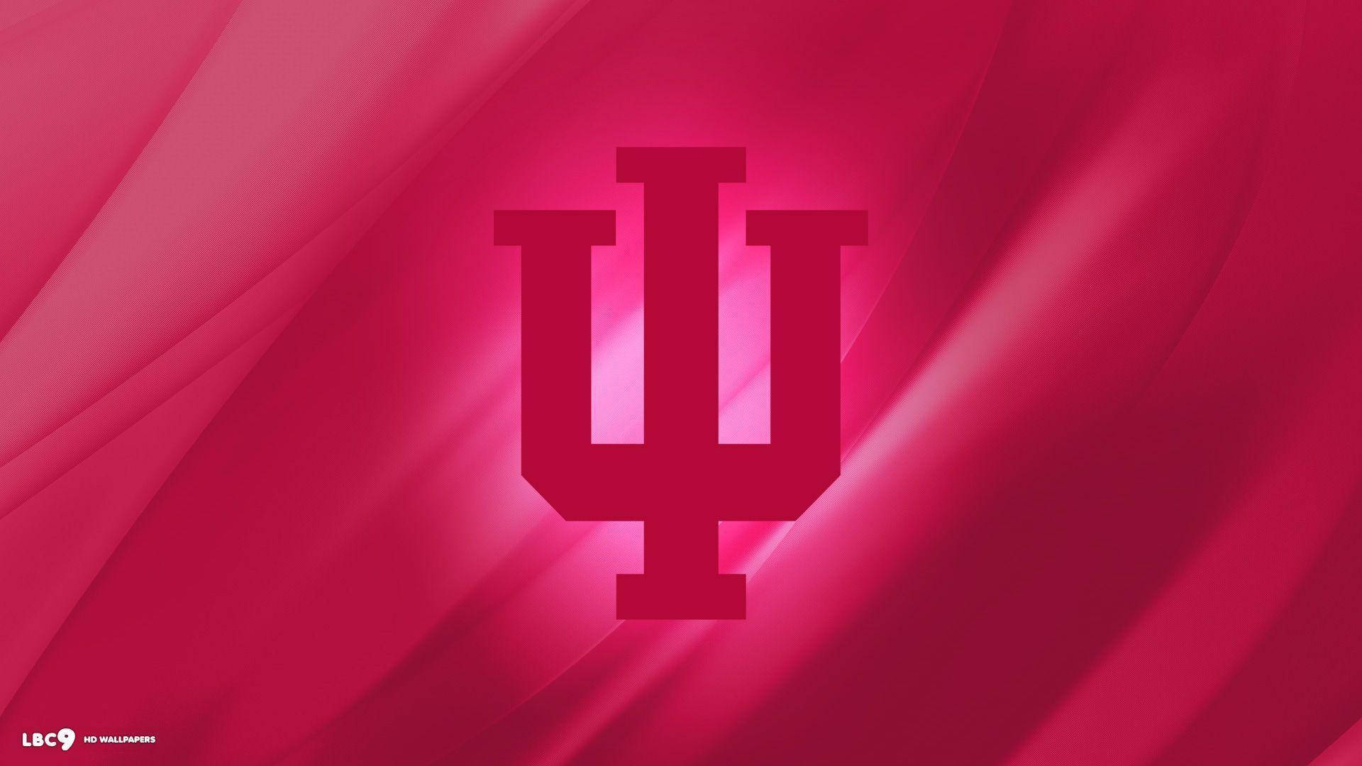 Crimson Indiana University Bloomington Logo Background