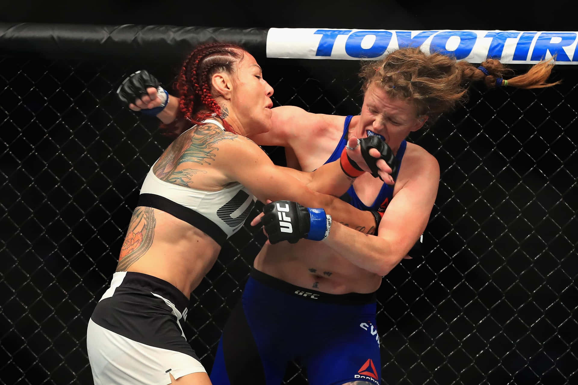 Cris Cyborg Vs. Tonya Evinger In A Thrilling Ufc 214 Match Background