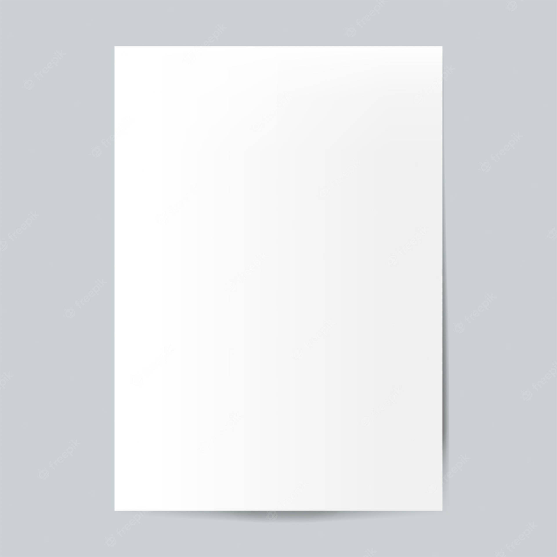 Crisp Blank Page Background