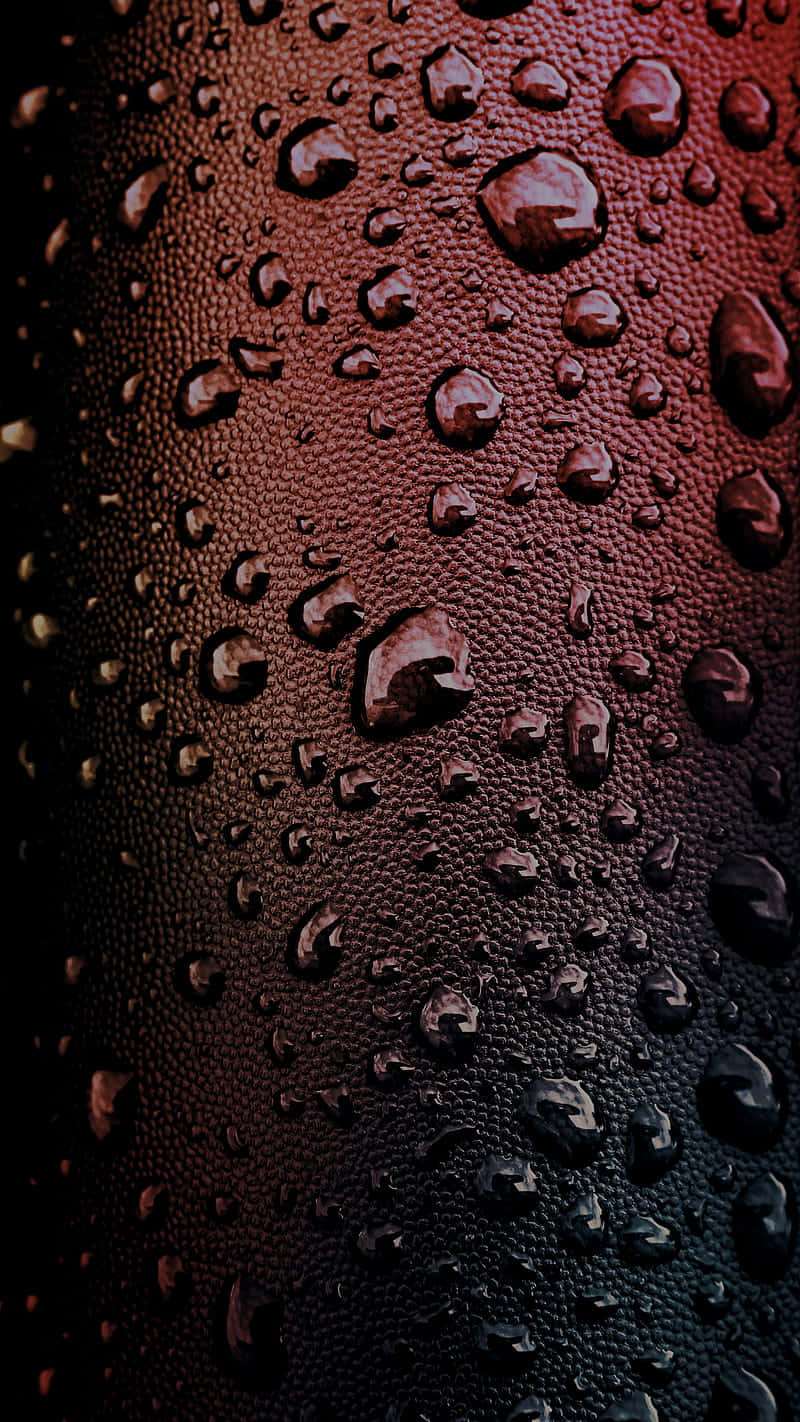Crisp Brown Droplets [wallpaper] Background