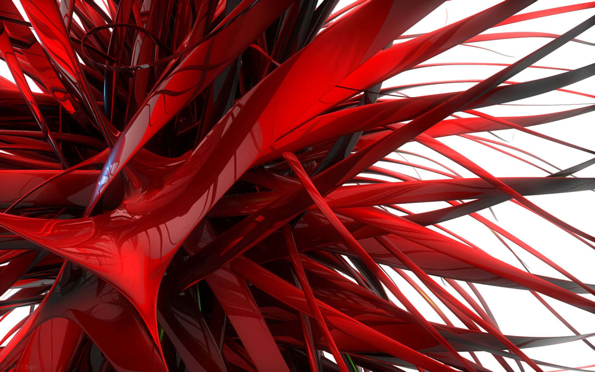 Crisp Spikey Red [wallpaper] Background
