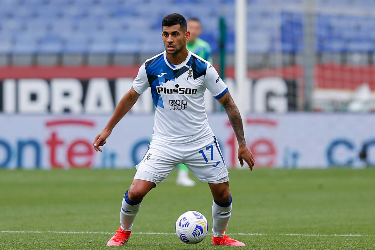 Cristian Romero Inside The Football Stadium