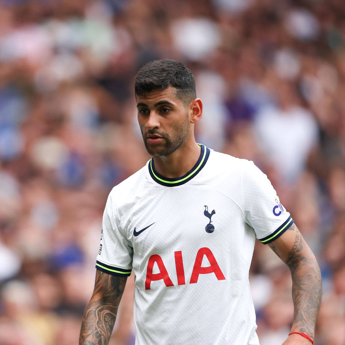 Cristian Romero Wearing Jersey Background